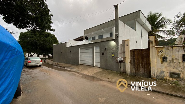 Kitnets independentes próximo a praia de Taperpuã, com 'àrea