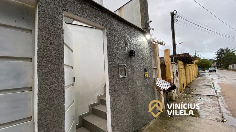 Kitnets independentes próximo a praia de Taperpuã, com 'àrea