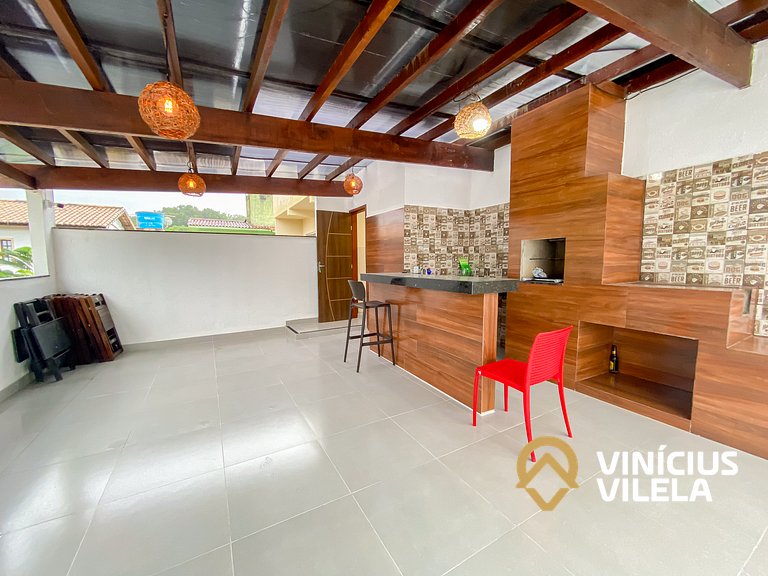 Aptos com 1 quarto, próximo a praia de Taperpuã, com 'àrea d