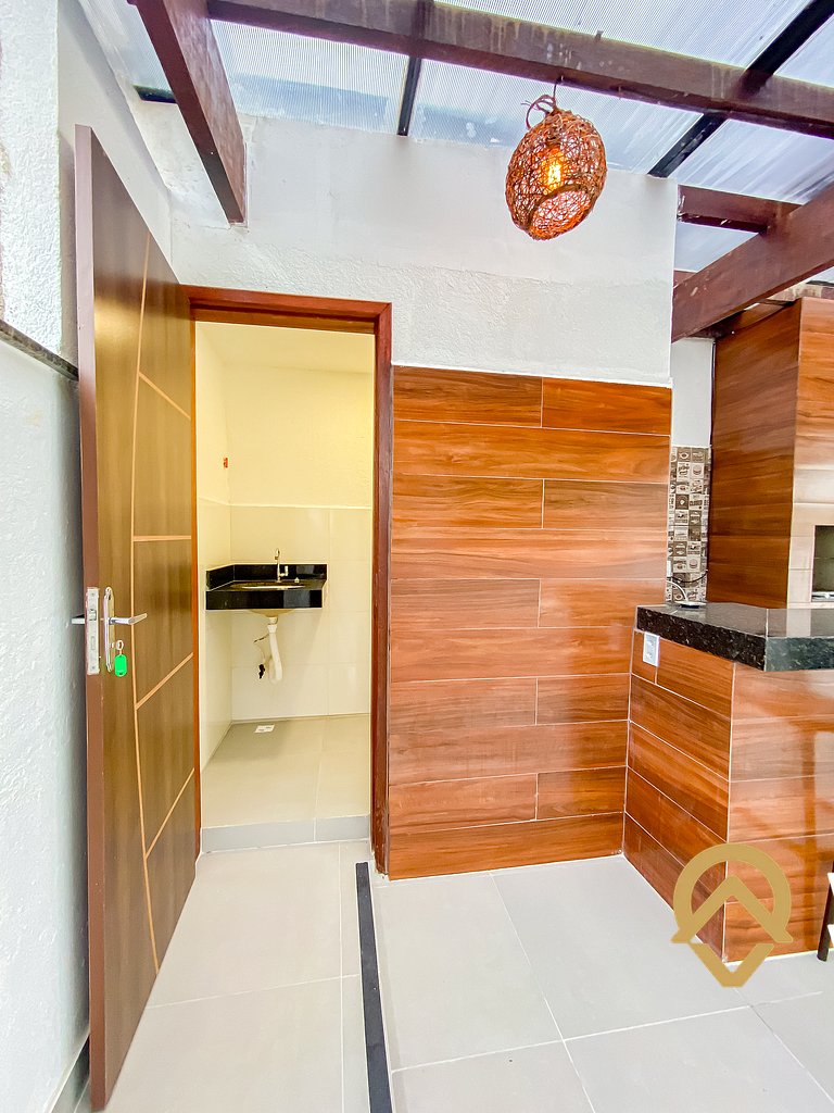 Aptos com 1 quarto, próximo a praia de Taperpuã, com 'àrea d