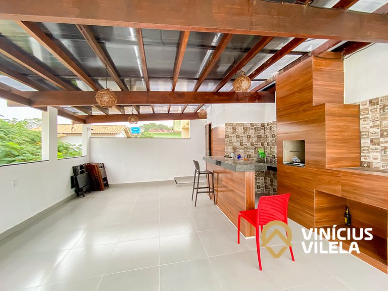 Aptos com 1 quarto, próximo a praia de Taperpuã, com 'àrea d