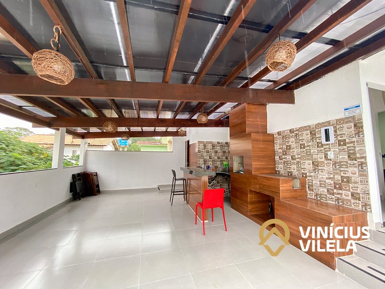 Aptos com 1 quarto, próximo a praia de Taperpuã, com 'àrea d