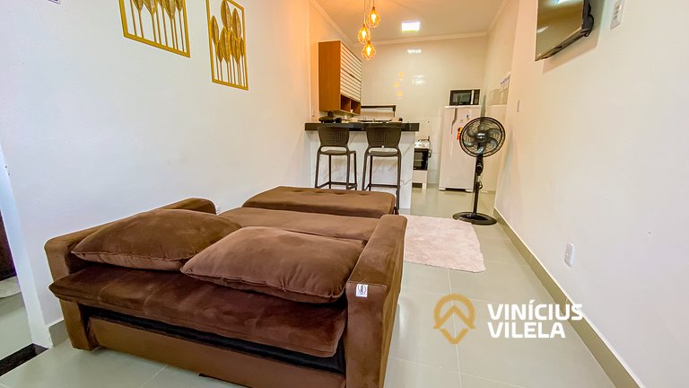 Loft independente, próx a praia de Taperpuã (02)