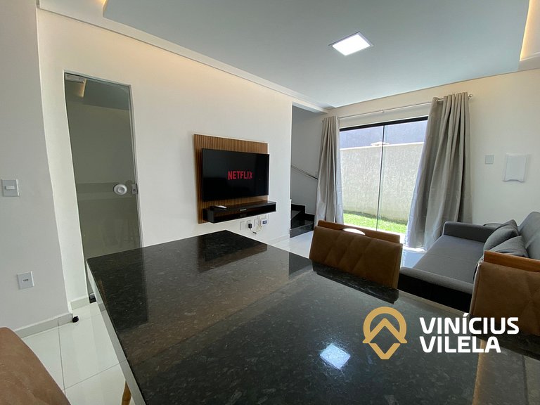 Casa 3 suítes, proximo a praia de Taperapuã.
