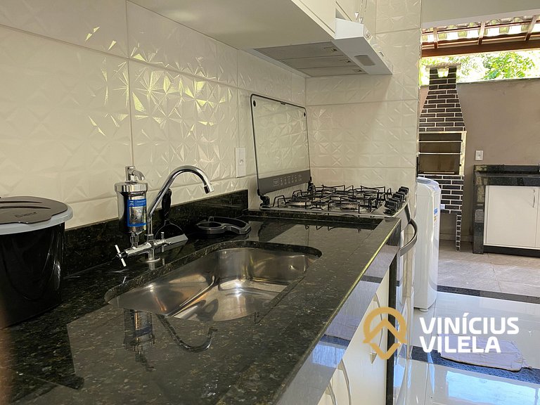 Casa 3 suítes, proximo a praia de Taperapuã.