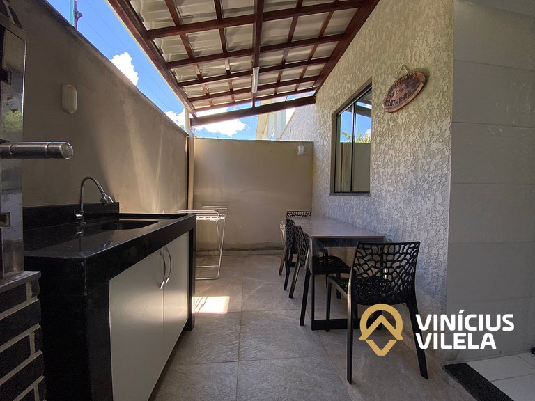 Casa 3 suítes, proximo a praia de Taperapuã.