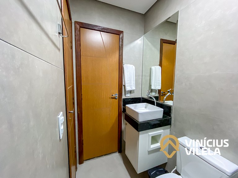 Casa 3 suítes, proximo a praia de Taperapuã.