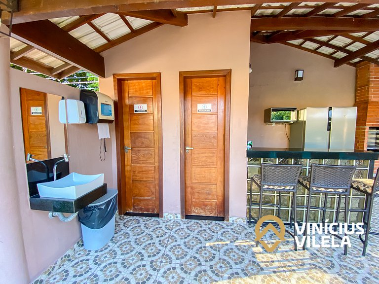 Apê Térreo com 3 quartos com ar condicionado, sala, cozinha