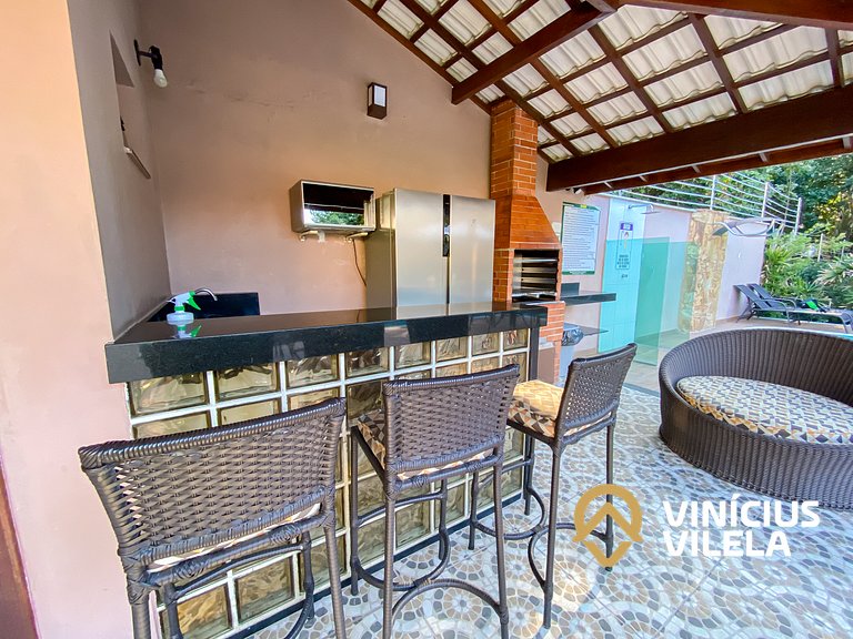 Apê Térreo com 3 quartos com ar condicionado, sala, cozinha