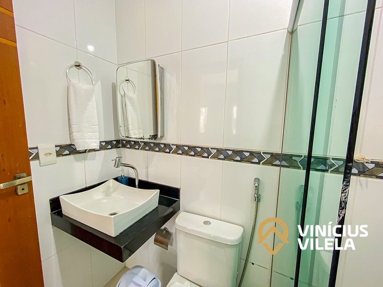 Apê Térreo 3/4 prox. a praia de Taperapuã