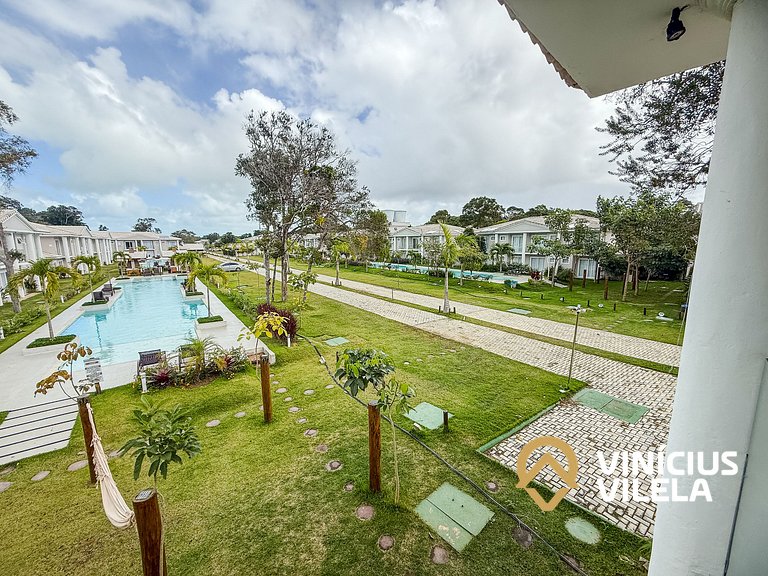 Casa com 3 suítes, sala climatizada, área gourmet privativa,