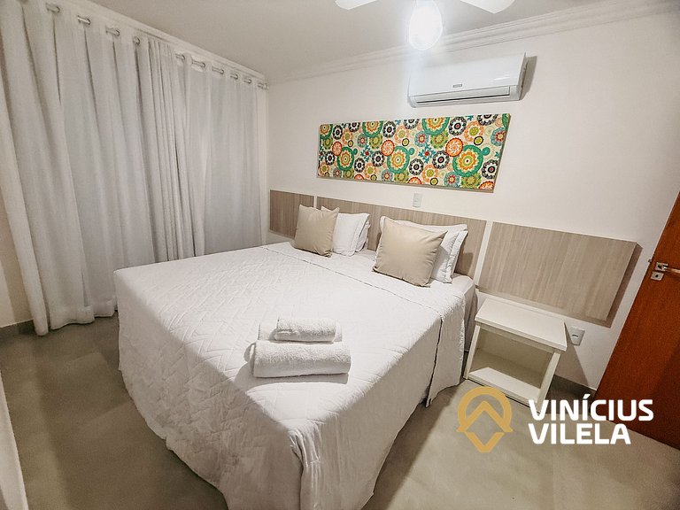 Casa com 3 suítes, sala climatizada, área gourmet privativa,