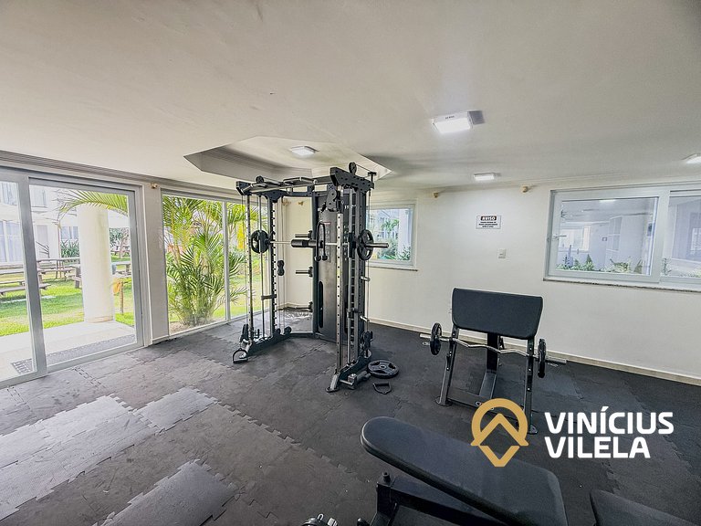 Casa toda climatizada com 2 suítes, gourmet privativo e inte