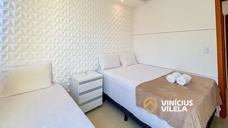 Casa 2 quartos a 80m da Praia de Taperapuã