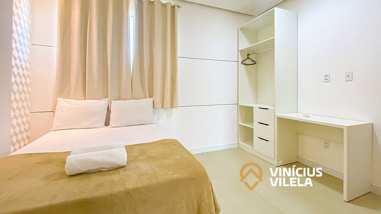 Casa 2 quartos a 80m da Praia de Taperapuã