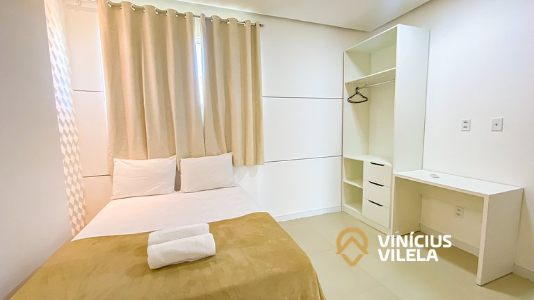 Casa 2 quartos a 80m da Praia de Taperapuã