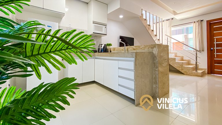 Casa 2 quartos a 80m da Praia de Taperapuã