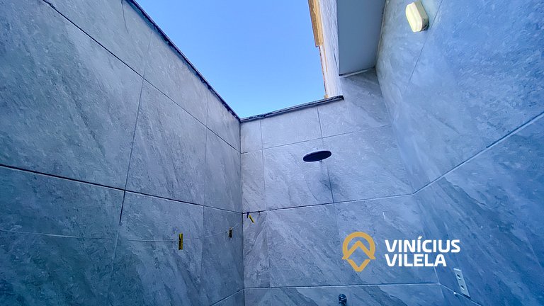 Casa 2 quartos a 80m da Praia de Taperapuã