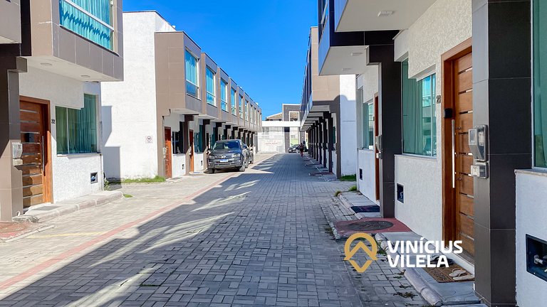 Duplex a 80m da Praia de Taperapuã