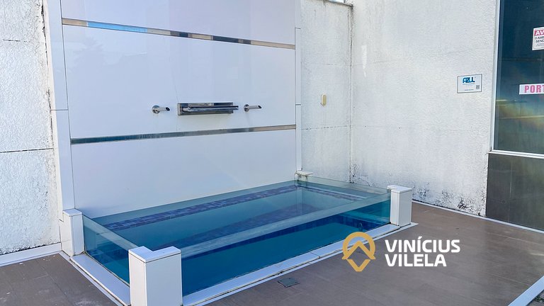 Duplex a 80m da Praia de Taperapuã - Piscina- WIFI