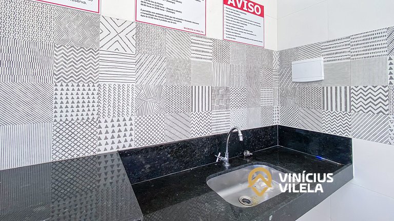 Casa 2 quartos a 80m da Praia de Taperapuã