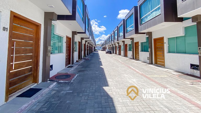 Casa Duplex 2 quartos a 80m da Praia de Taperapuã