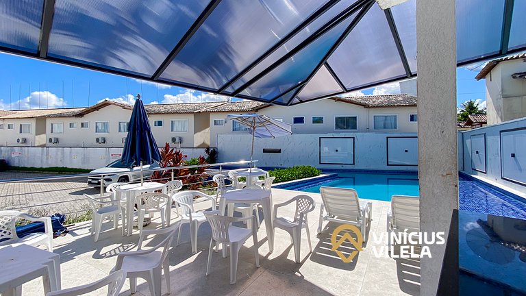 Duplex a 80m da Praia de Taperapuã - Piscina- WIFI