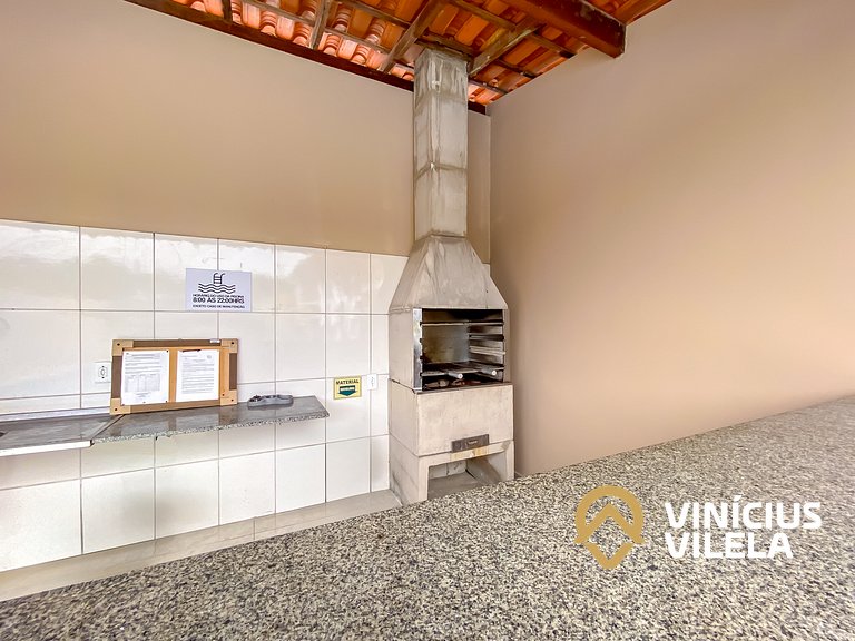 Apto Térreo 2 quartos sendo 1 suite (ambos com ar), no Resid