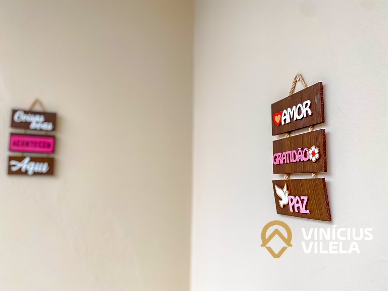 Apto Térreo 2 quartos sendo 1 suite (ambos com ar), no Resid