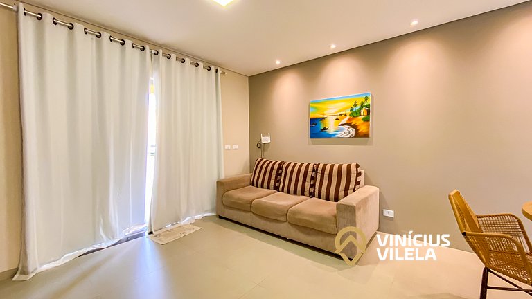 Apto Térreo todo reformado com 2 quartos ambos com ar condic