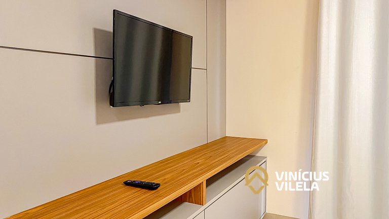 Apto Térreo todo reformado com 2 quartos ambos com ar condic