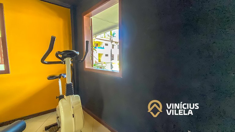 Apê Pavimento superior com 3 quartos (ambos com ar condicion