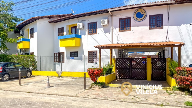 Apê Pavimento superior com 3 quartos (ambos com ar condicion