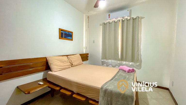 Apê Pavimento superior com 3 quartos (ambos com ar condicion