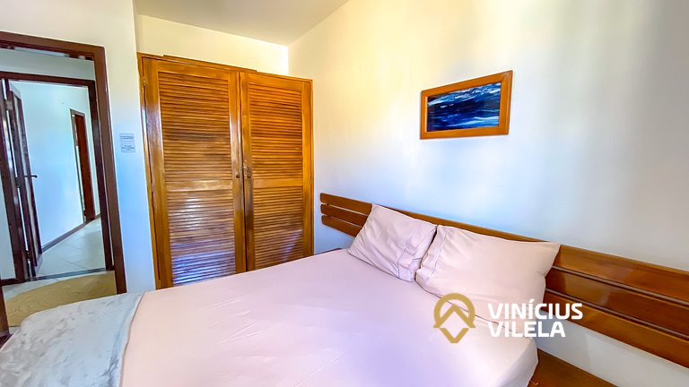 Apê Pavimento superior com 3 quartos (ambos com ar condicion