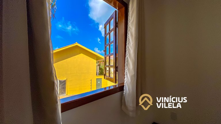 Apê Pavimento superior com 3 quartos (ambos com ar condicion