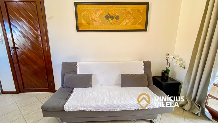 Apê Pavimento superior com 3 quartos (ambos com ar condicion