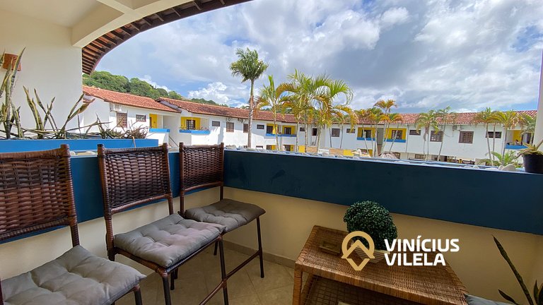 Apê Pavimento superior com 3 quartos (ambos com ar condicion