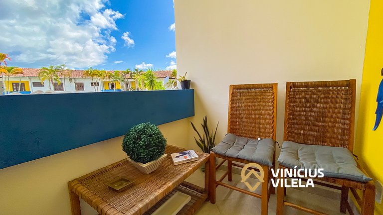 Apê Pavimento superior com 3 quartos (ambos com ar condicion