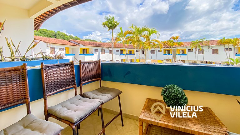 Apê Pavimento superior com 3 quartos (ambos com ar condicion