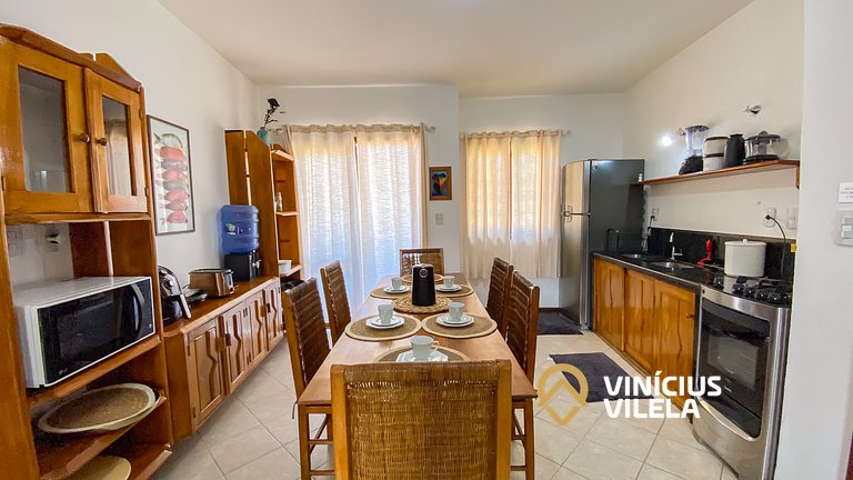 Apê Pavimento superior com 3 quartos (ambos com ar condicion