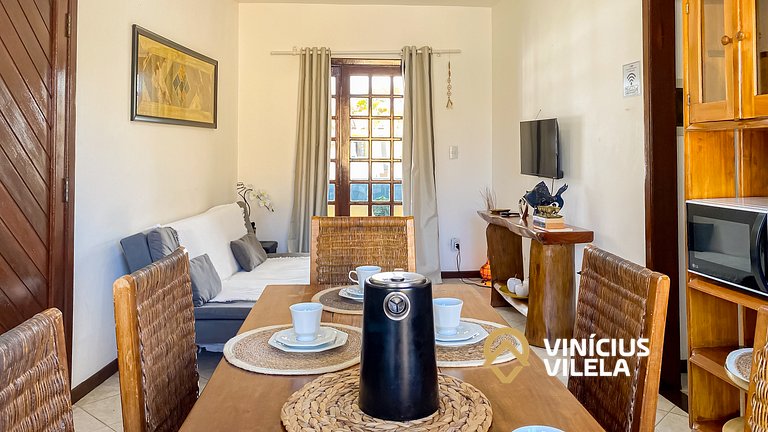 Apê Pavimento superior com 3 quartos (ambos com ar condicion