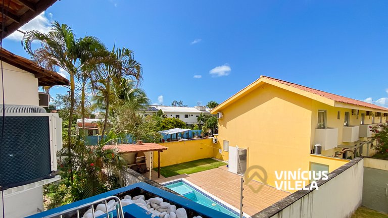 Apê Pavimento superior com 3 quartos (ambos com ar condicion