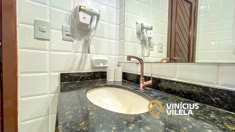 Apê Pavimento superior com 3 quartos (ambos com ar condicion