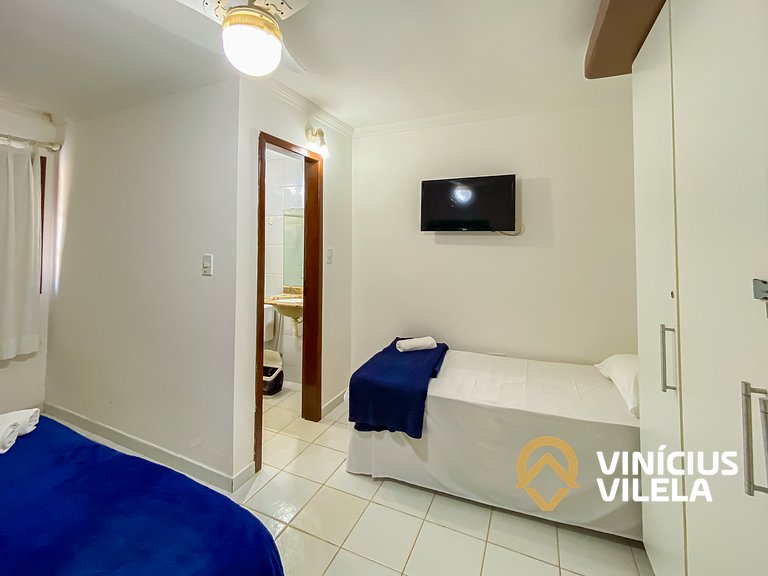 Casa com 3 suítes (todas com ar condicionado), internet 300M