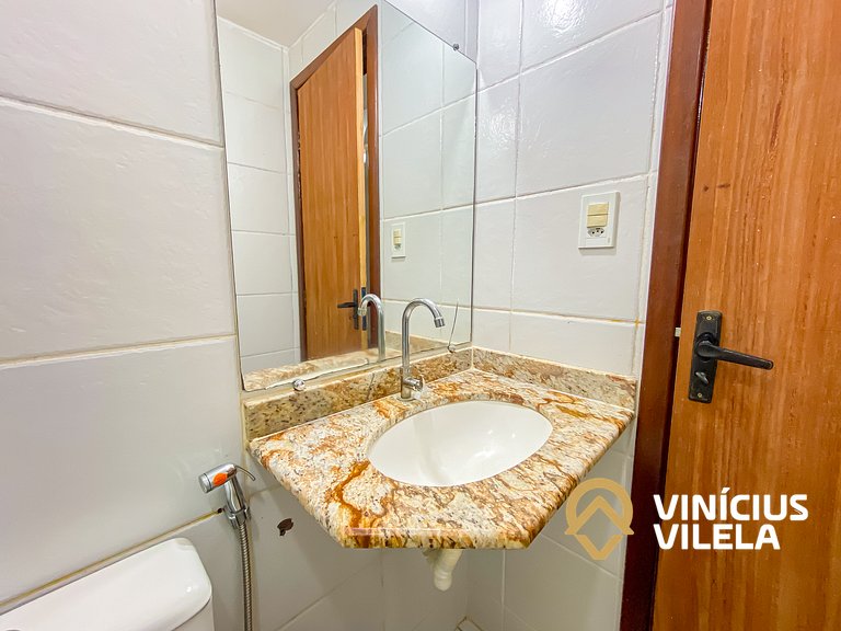 Casa com 3 suítes (todas com ar condicionado), internet 300M