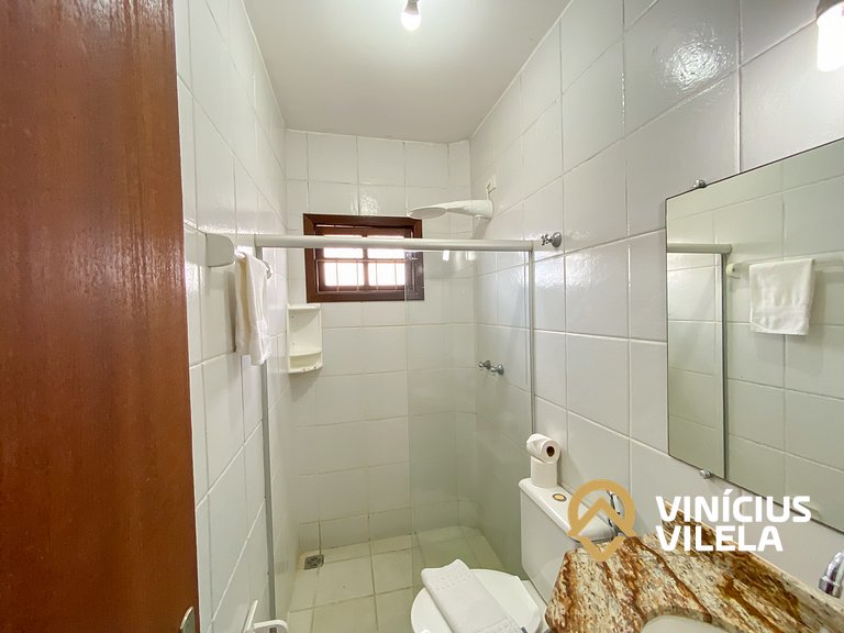 Casa com 3 suítes (todas com ar condicionado), internet 300M