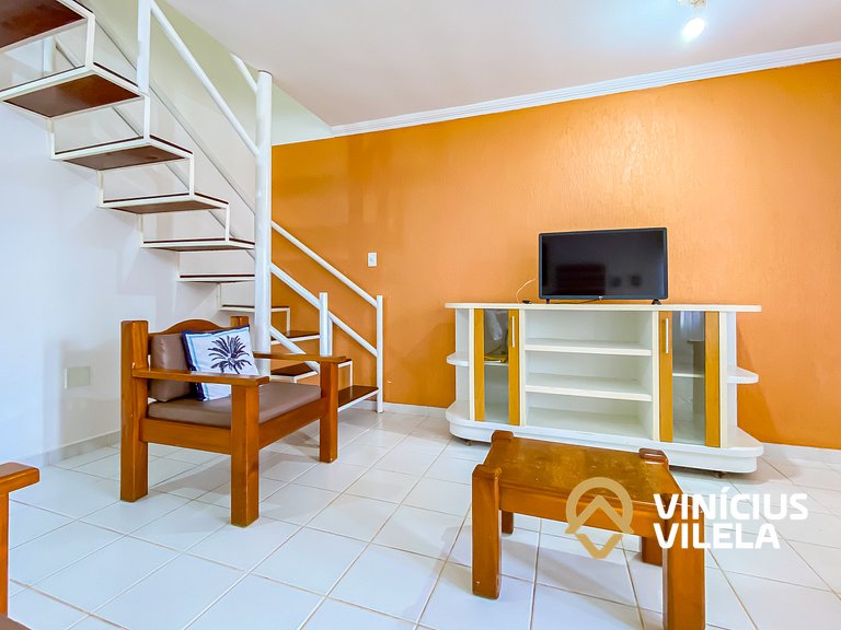 Casa com 3 suítes (todas com ar condicionado), internet 300M