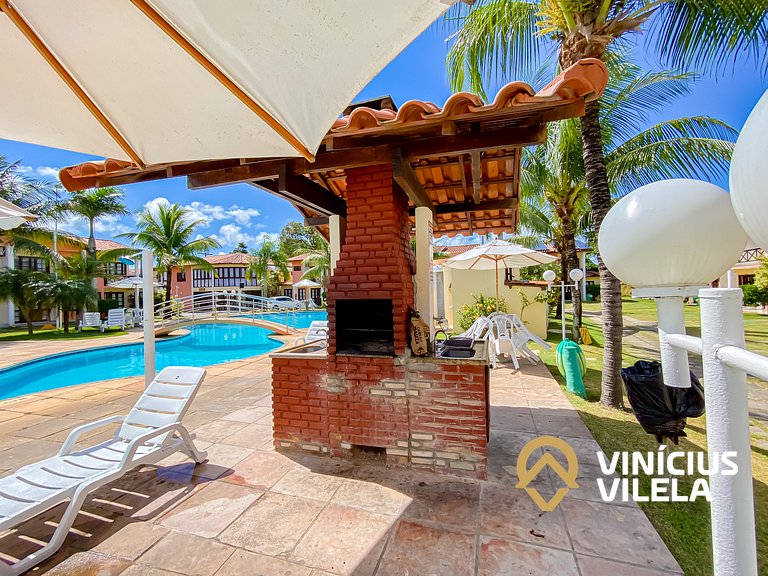 Duplex 2 suítes (com ar), cond. com piscina, sauna