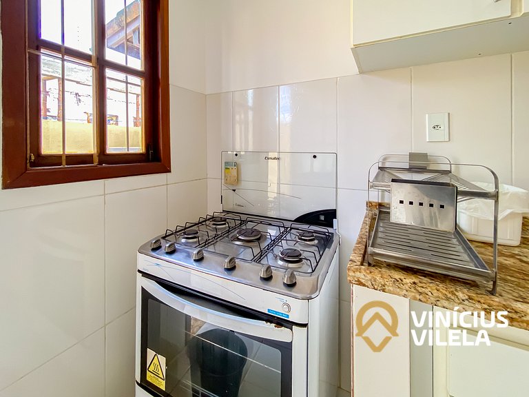 Casa com 3 suítes (todas com ar condicionado), internet 300M